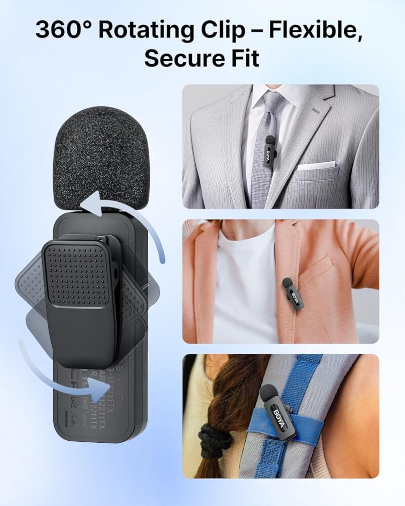 ไมโครโฟนไร้สาย BOYA MICROPHONE BOYA BY-V3